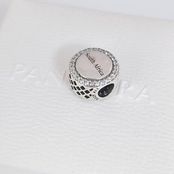 Pandora South Africa Flag Exclusive Bead Charm Sterling Silver with box - Picture 7 of 7